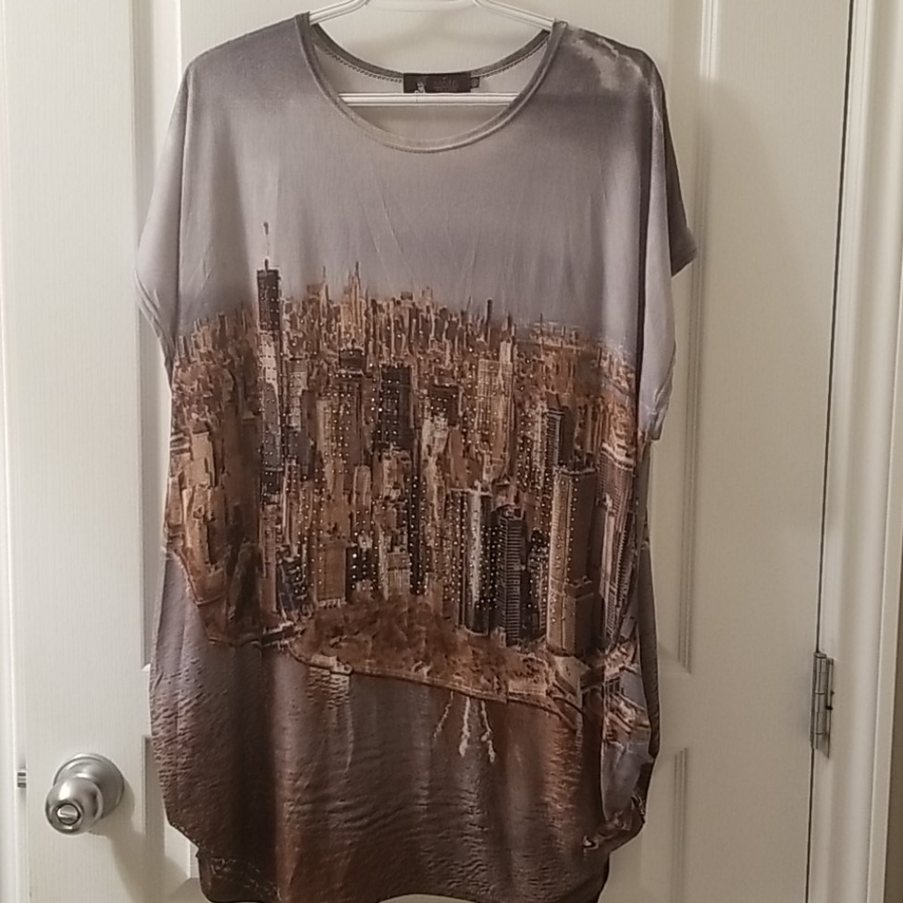 Summer womens bling shirt